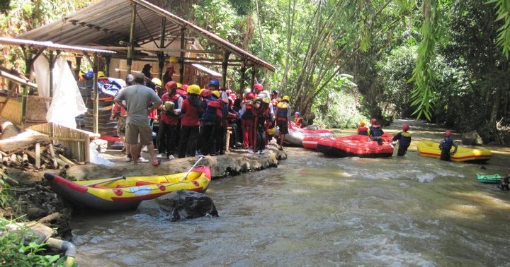 rekomendasi tempat rafting di sentul